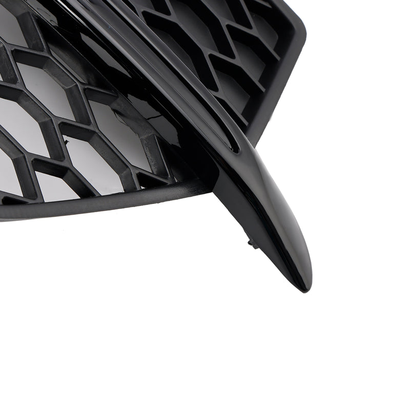 Front Bumper Fog Light Grill Grille Fit Audi Q5 S-Line SQ5 2013-2017 Black