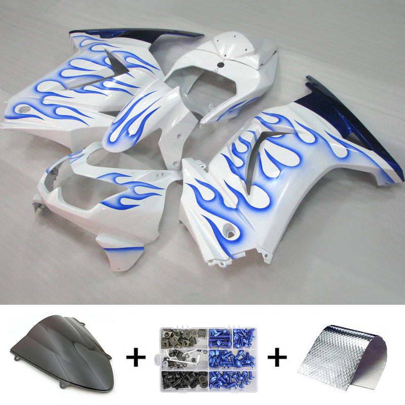 Amotopart Kawasaki EX250 Ninja250R 2008-2012 Fairing Kit Bodywork Plastic ABS