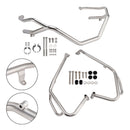 2025+ Honda X-Adv 750 Upper Lower Kit Engine Guard Frame Crash Bar Silver
