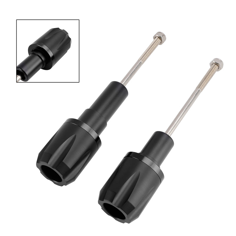 Crash Bobbin Protector Slider Aluminum Black For Kawasaki Ninja 650 2017-2023