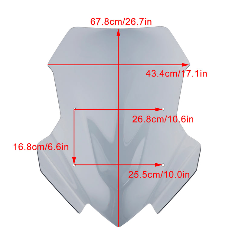 ABS Motorcycle Windshield WindScreen fit for YAMAHA T-MAX 560 2022-2024