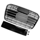S6 Style Front Bumper Grill Grille Fit Audi A6 C7 2012-2015 Chrome