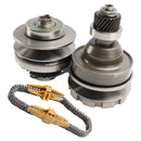 JF018 JF018E CVT Auto Transmission Pulley With Belt Chain For Nissan Gearbox
