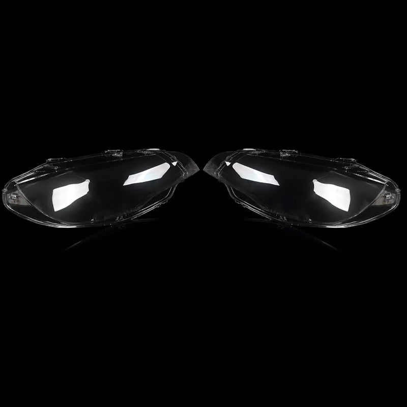 2PCS Clear Headlight Lens Cover Headlamp Left+Right For BMW E71 X6 2008-2014