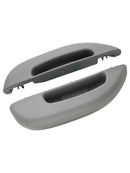 1996-2002 Chevrolet Express 1500/2500/3500All Body Style Front Left & Right Gray 2PCS Door Armrest Pull Handle Cover 12376629
