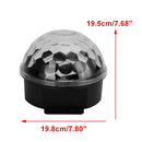 Disco DJ Stage Lighting RGB Crystal Magic Ball Effect Light DMX LED Light US Plug