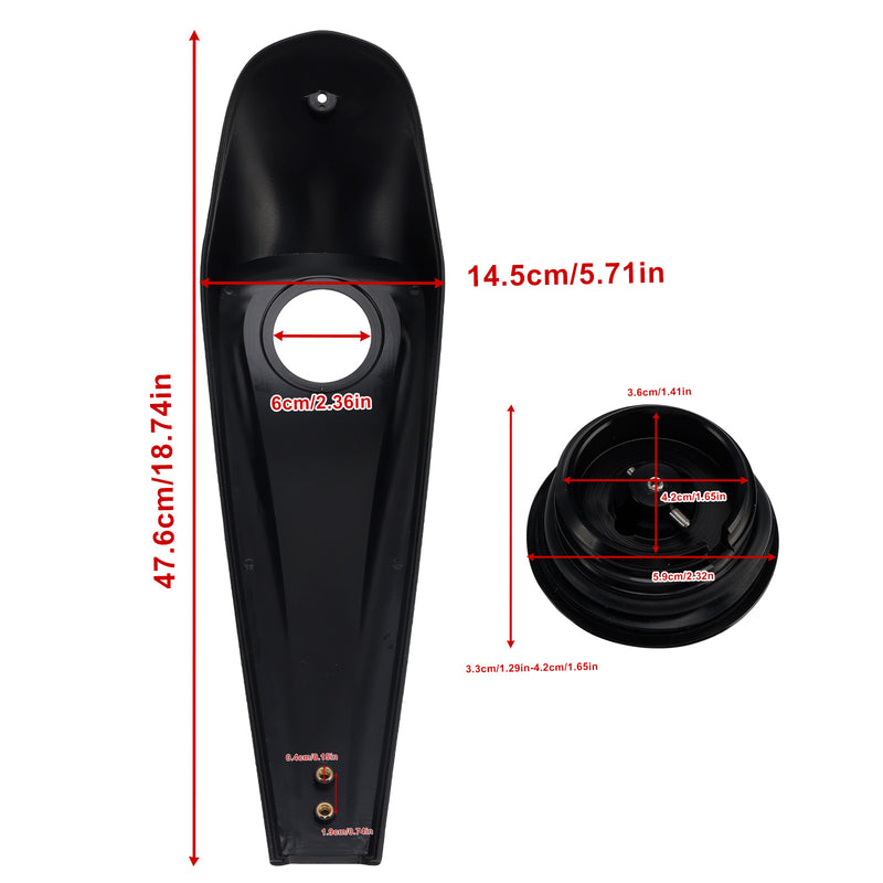 Dash Fuel Console Cover Gas Tank Cap For Touring Electra Road Glide 08-23