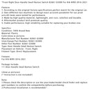 Front Right Door Handle Small Button Switch 82661-G5000 For KIA NIRO 2016-2021