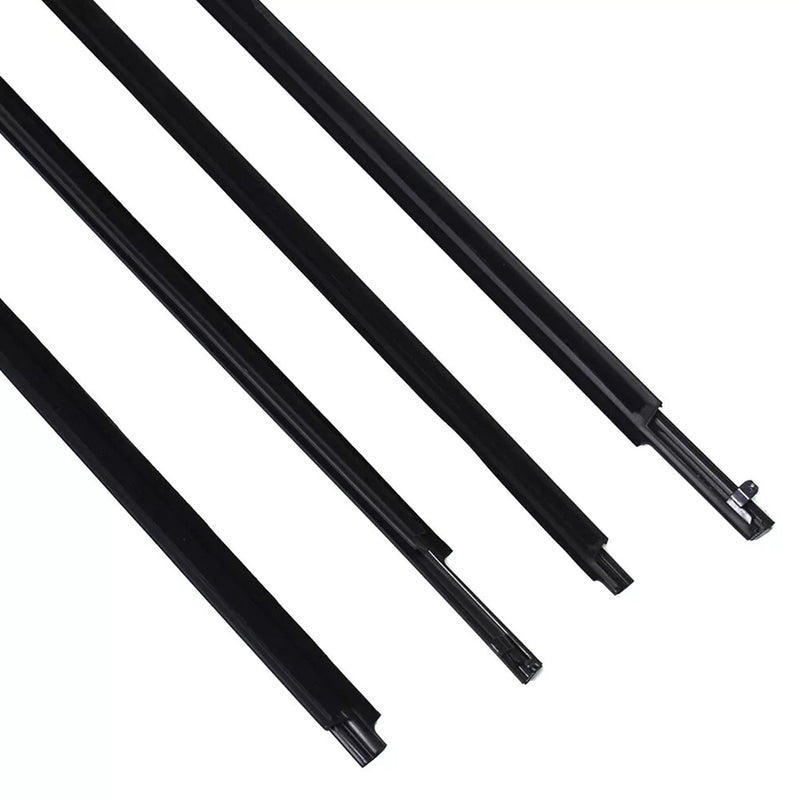 4Pcs Weatherstrip Window Moulding Trim Seal Belt For Toyota Highlander 2008-2010