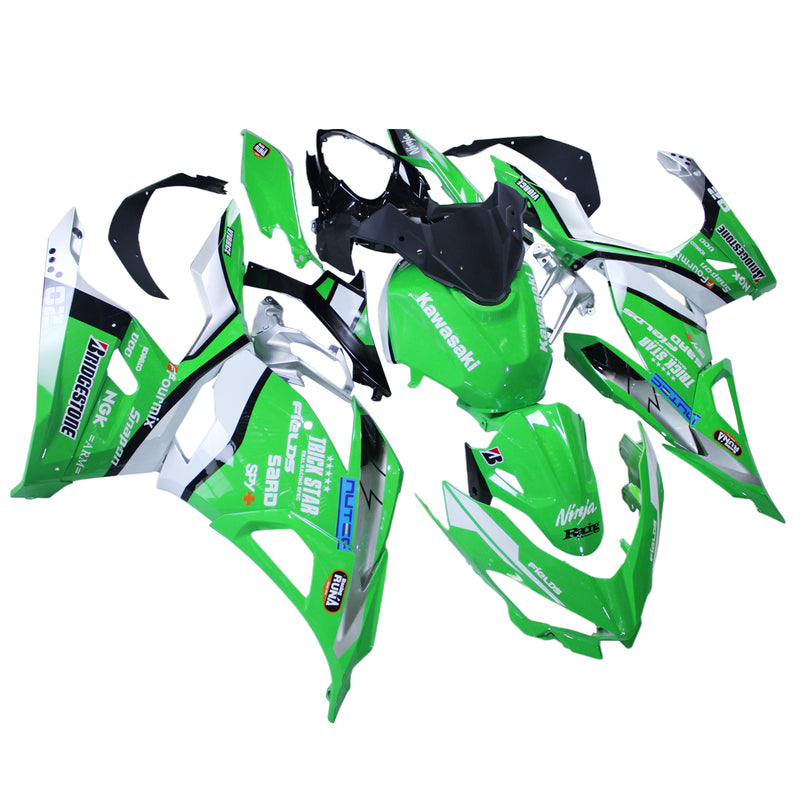 Amotopart Kawasaki EX400 Ninja400 2018-2023 Fairing Kit Bodywork Plastic ABS