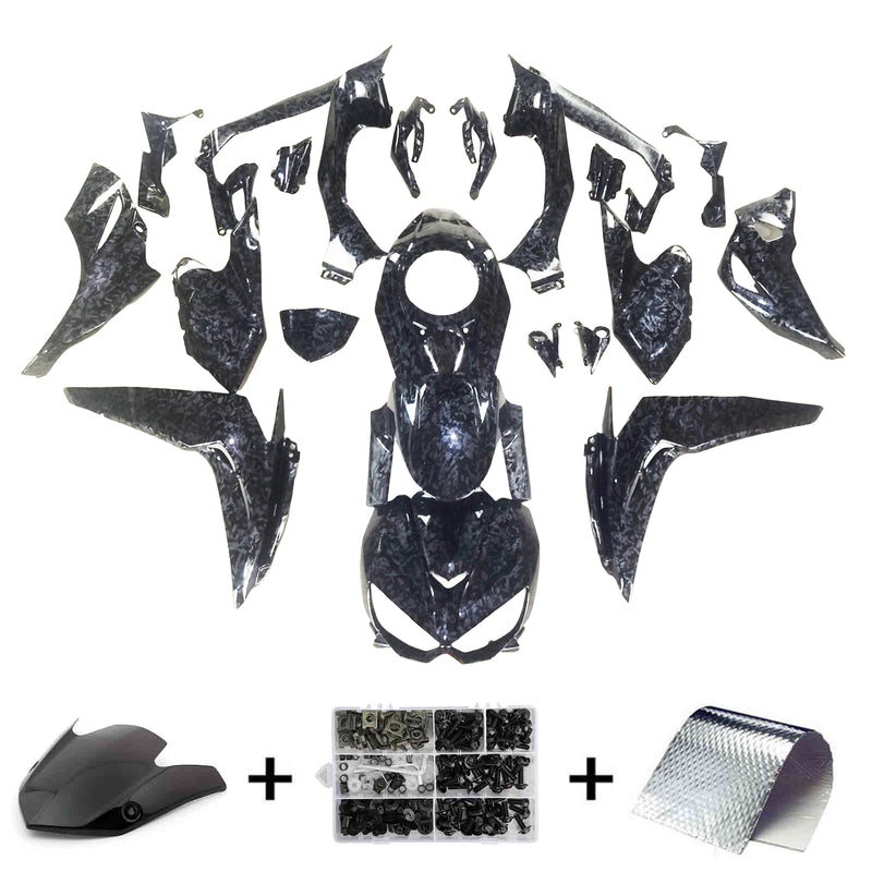 Amotopart Kawasaki Z1000 2014-2017 Fairing Kit Bodywork Plastic ABS