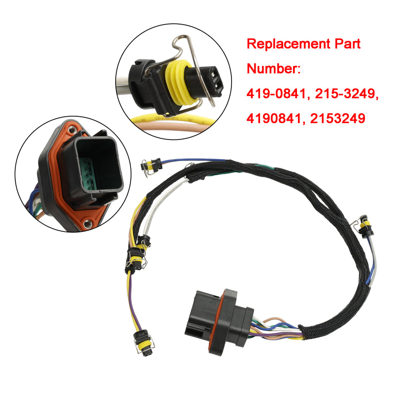 419-0841 215-3249 Fuel Injector Wiring Harness For CAT C9 Engine 330D 336D