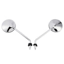 Rear View Mirror Chrome M8 left & right For Vespa LX50 LX 50 LX125 LX150 2T 4T