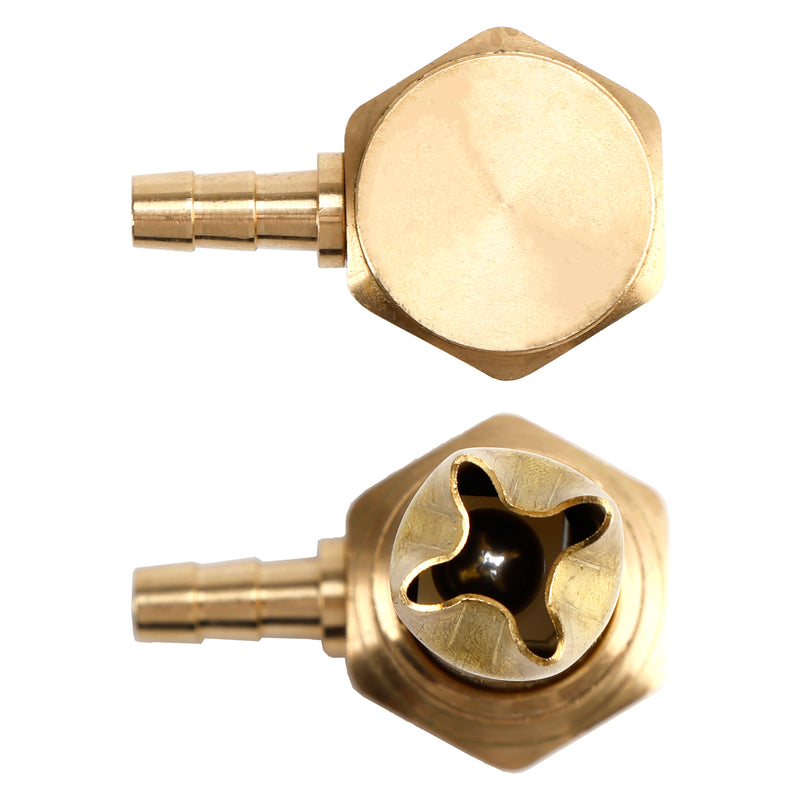 2X 0.25" ID Hose Double Barb Fuel Tank Vent Assy FTA-V-50-02 For Peterbilt