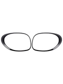 Left+Right Rear Taillight Lamp Trim Ring For Fiat 500L 2014-2020 Black