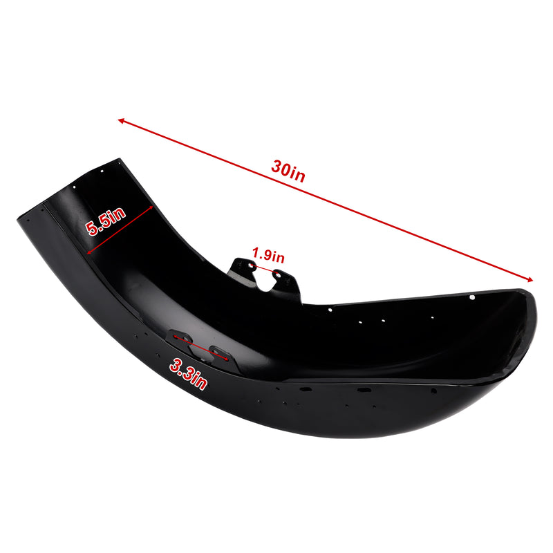 Steel Front Fender Mudguard For Touring Electra Glide Ultra Limited 2014-2024