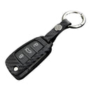 Leather Silicone Car Key Case Cover With Buckle For Audi