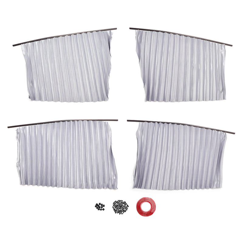 4x Universal Car Side Window Sun Shades Silver For Breast feeding Taking a nap