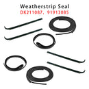 1987-1996 Ford F250 Truck Front Door Weatherstrip Seal Kit 8PCS Door Window Sweep Weatherstrip Seal Kit