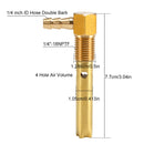 1/4" ID Hose Fuel Tank Vent 1/4"-18NPTF Thread For small and large Fuel tank