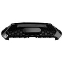 RSQ3 Style Front Honeycomb Grill Grille Fit Audi Q3 2016-2018 Gloss Black
