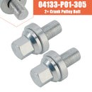 2脳 Crank Pulley Bolt D16Z6 D16 D15 D16Y8 D Series for Honda Civic 04133-P01-305