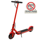 8.5" Electric Scooter for Adult Folding Electric Scooter with 350W Motor 21 MPH Max Speed 25 Miles Long-Range and Deck Lights Red