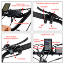 18" 7 Speed 48V 13AH 350W (peak 525W) Electric Tricycle with IPX7 Display Yellow