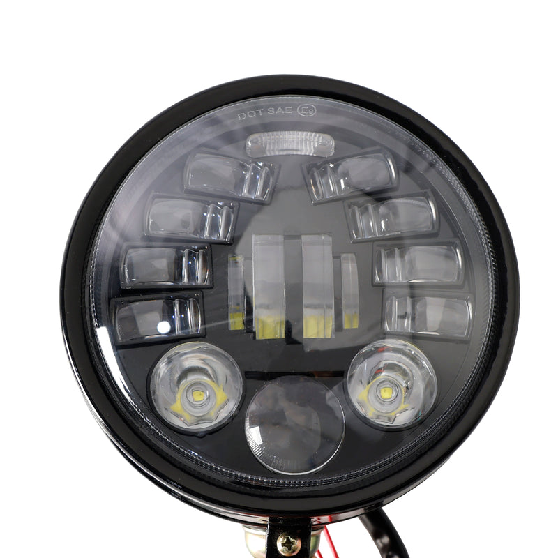 Multifunctional Beam Headlight Lamp Custom Black