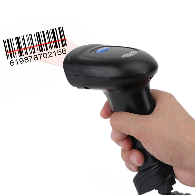 Automatic USB Laser Scan Multi-Mode Barcode Scanner Gun Bar Handheld Code Reader