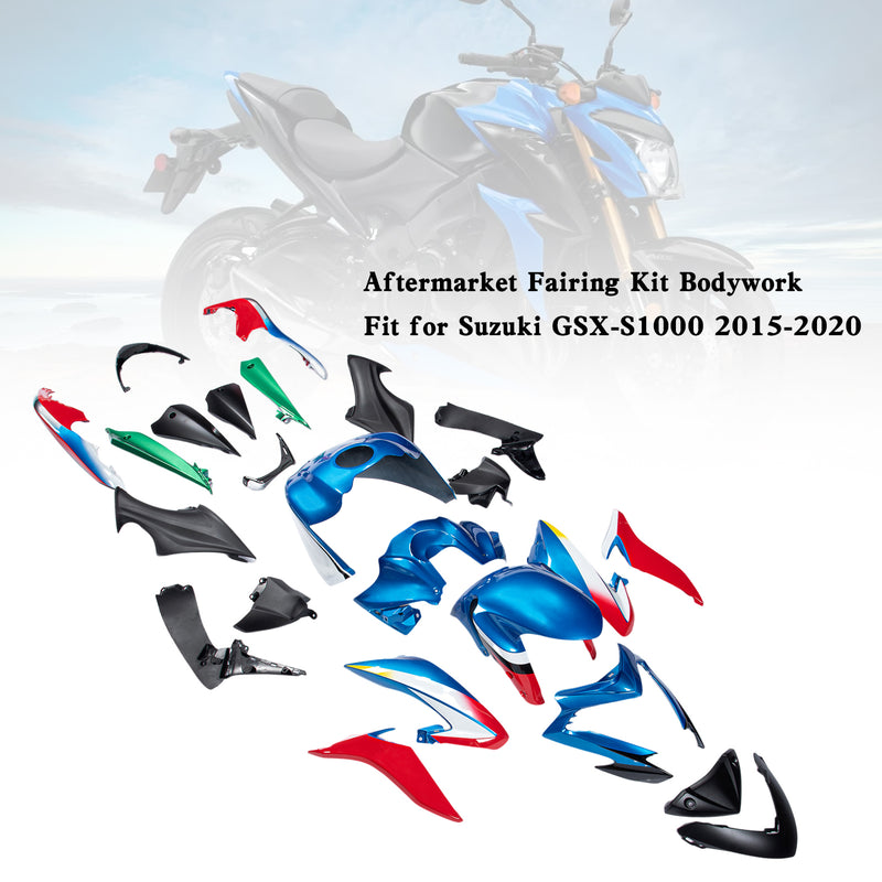 Amotopart Suzuki GSX-S 1000 2015-2020 Plastic Bodywork Fairing Kit