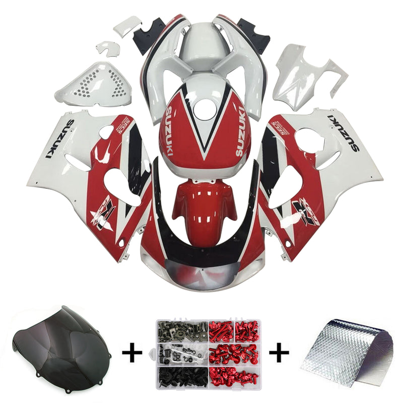 Amotopart Suzuki GSXR600 1996-2000 GSXR750 1996-1999 Fairing Kit Bodywork