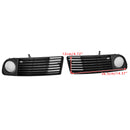 2PCS Front Lower Bumper Fog Light Cover Grille Fit Audi A6 C5 1998-2001