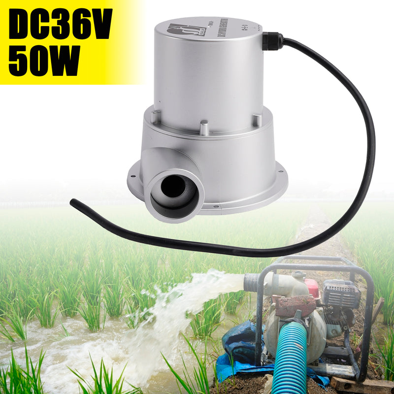 24V Water Flow Turbine Small Hydroelectric Generator DC36V36W/50W for Home Field
