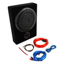 8" Car Subwoofer Under-Seat 800W Amplifier Speaker Audio Sub Woofer Slim Box AU