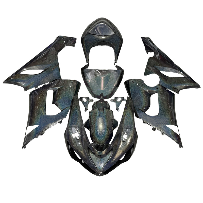 Injection Fairing Kit Bodywork Plastic ABS fit For Kawasaki ZX6R 636 2005-2006