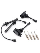 2001-2005 For Chrysler Sebring 2.4L L4 2x Ignition Coil+2x Wires+4x Plugs UF295 AA-3554-02