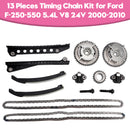 13 Pieces Timing Chain Kit for Ford F-250-550 5.4L V8 24V 2000-2010