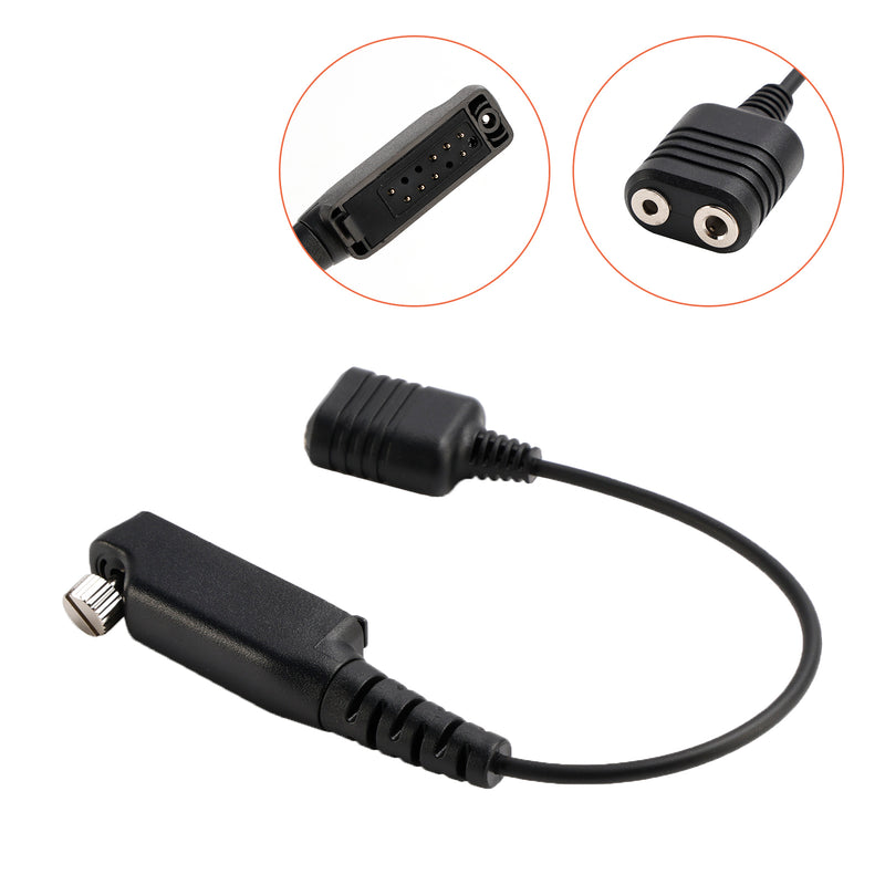 K Interface Headset Port Converter Cable for Sepura STP8038 STP8040 STP8080