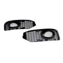 Fog Lamp Light Cover Insert Grille Fit VW T5 T5.1 2010-2015 S-line Gloss Black