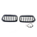 2018-2023 Fit BMW X2 Series F39 Black Front Bumper Grill Grille Double Slat