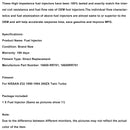 1PCS Fuel Injector 16600-RR701 Fit NISSAN Z32 1990-1994 300ZX Twin Turbo