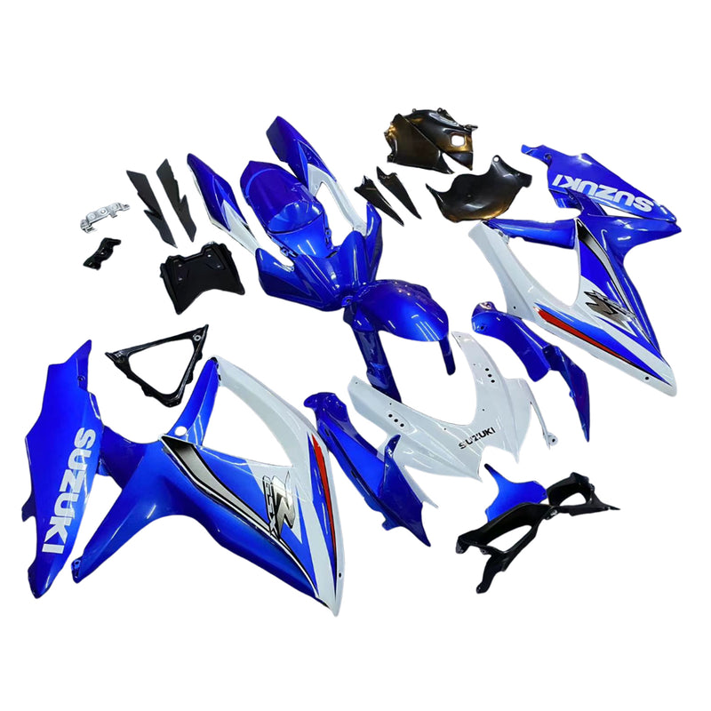 Amotopart Suzuki GSXR 600/750 2008-2010 K8 Fairing Kit Bodywork Plastic ABS