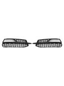 Front Lower Bumper Fog Light Cover Grille Fit AUDI A3 S3 S-Line 2013-2016