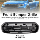 Raptor Style Front Bumper Grill Grille Fit Ford Ranger 2019-2023 Black