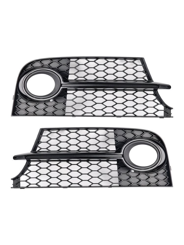 Honeycomb Front Bumper Fog Light Grille Fit Audi TT MK2 S-Line TTS 2011-14