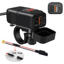 Motorcycle USB Super Fast Charging Handlebar Holder PD+QC3.0 Tpye-C Mobile Phone