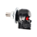 4x Custom SKULL License Plate Bolt Screw Black Plastic Motorcycle Chopper Bobber