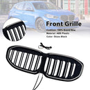2019-2024 Fit BMW 1 Series F40 Double Slat Kidney Grill Grille Gloss Black