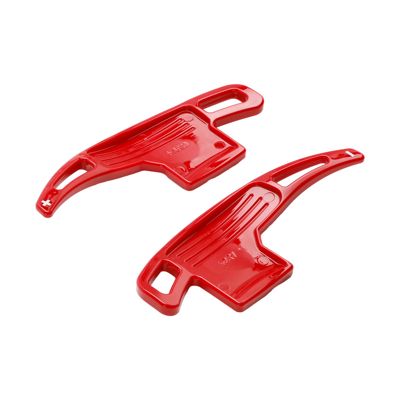 Red Steering Wheel Shift Paddle Lever Shifter fit Ford Mustang 2015-23